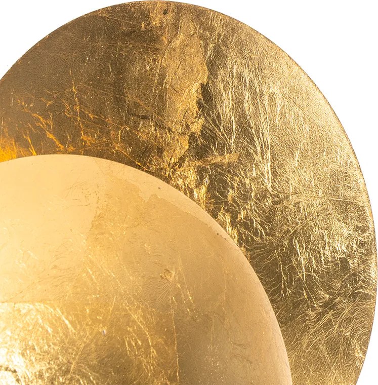 Nowoczesna lampa ścienna złota - Sunrise