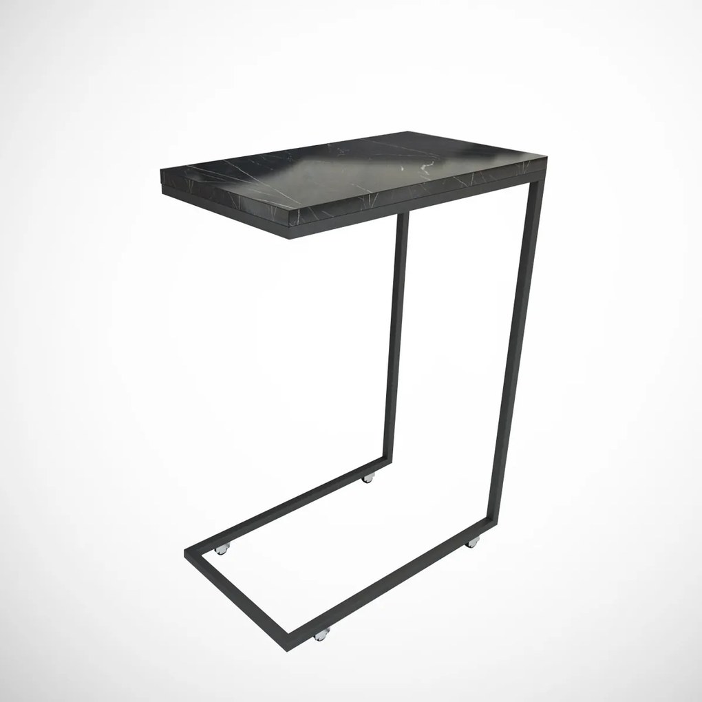 Stół do odkładania Callen Black Marble