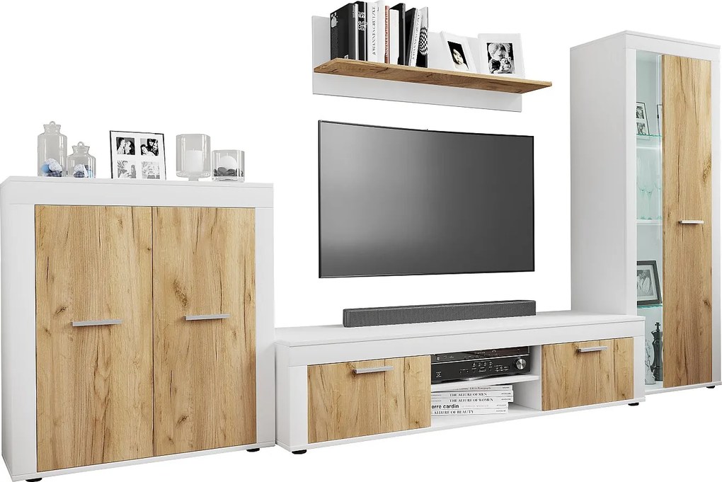 4 szt. Szafka Zestaw Ścienny Mieszkaniowy Usilo XL