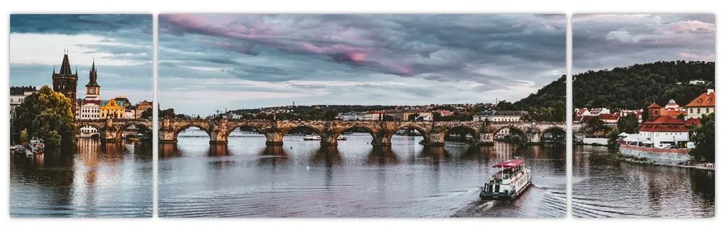Obraz Mostu Karola (170x50 cm)