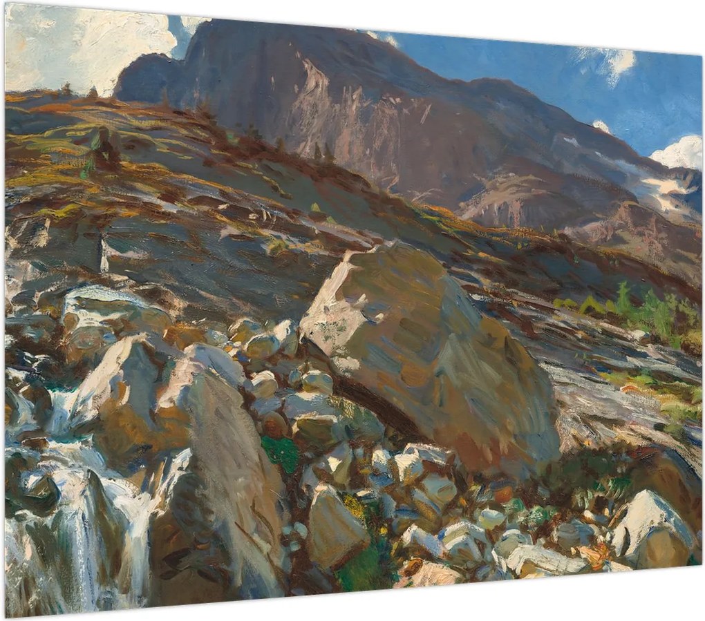 Obraz na szkle - John Singer Sargent, Simplon Pass, reprodukcje (70x50 cm)