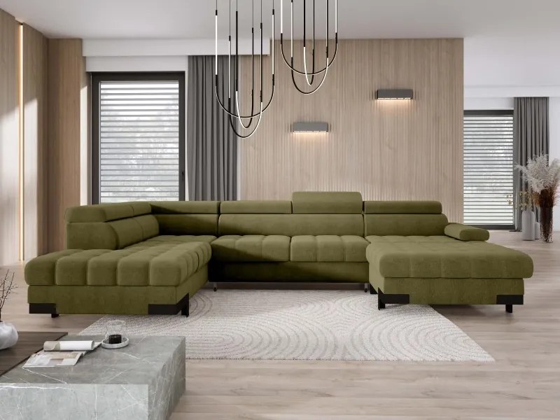 Narożnik SELVA XL Lewostronny z funkcją spania i pojemnikiem AUSTIN 12 WERSAL