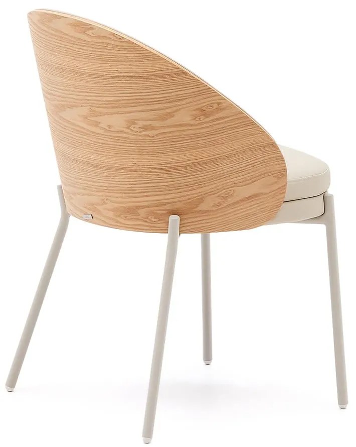 Kremowe krzesło Eamy – Kave Home