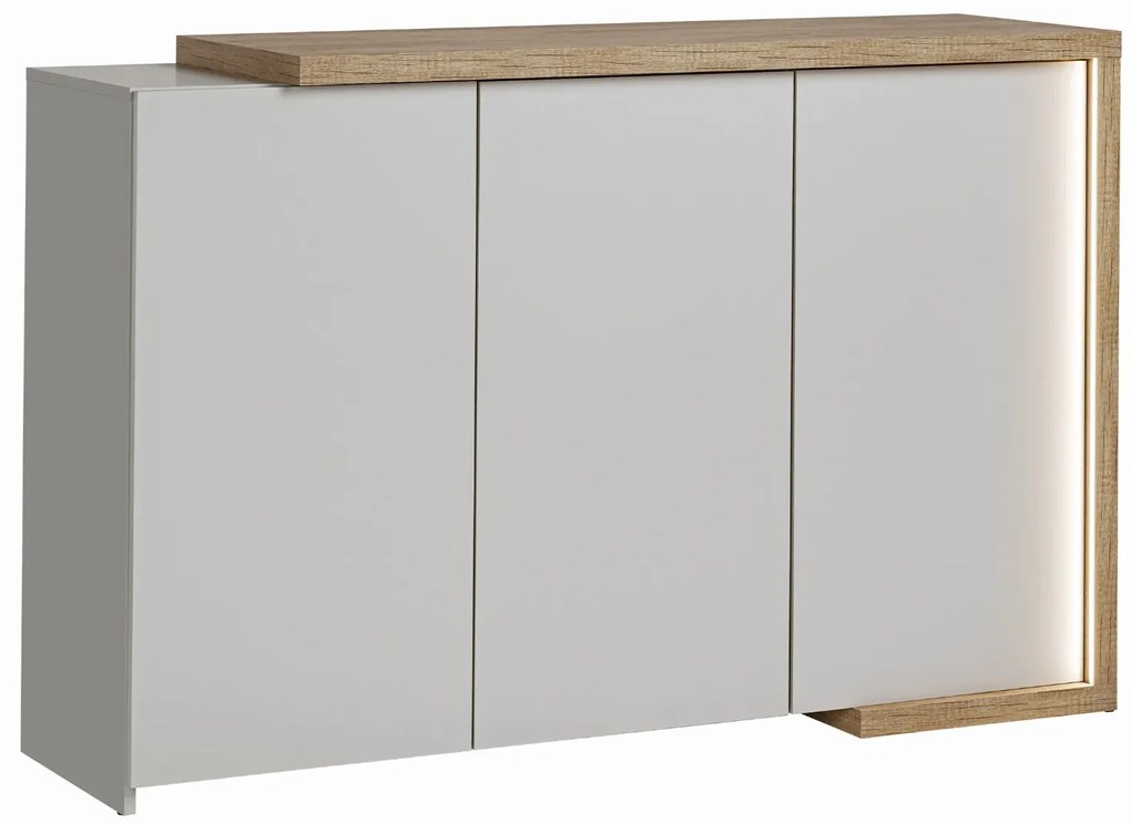 Komoda DASAR 150 3D dąb artisan/kaszmir FURNIVAL