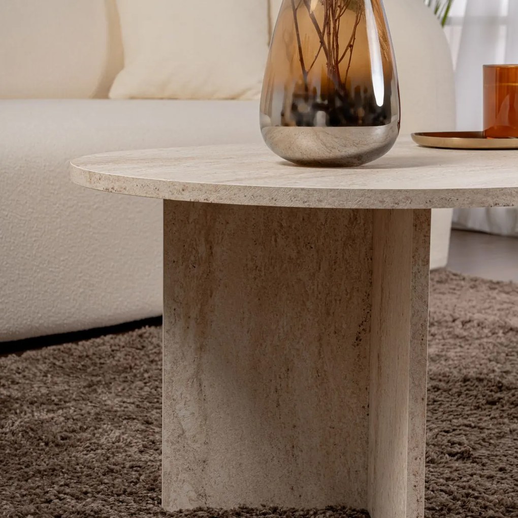 Stolik konferencyjny Sable Travertine