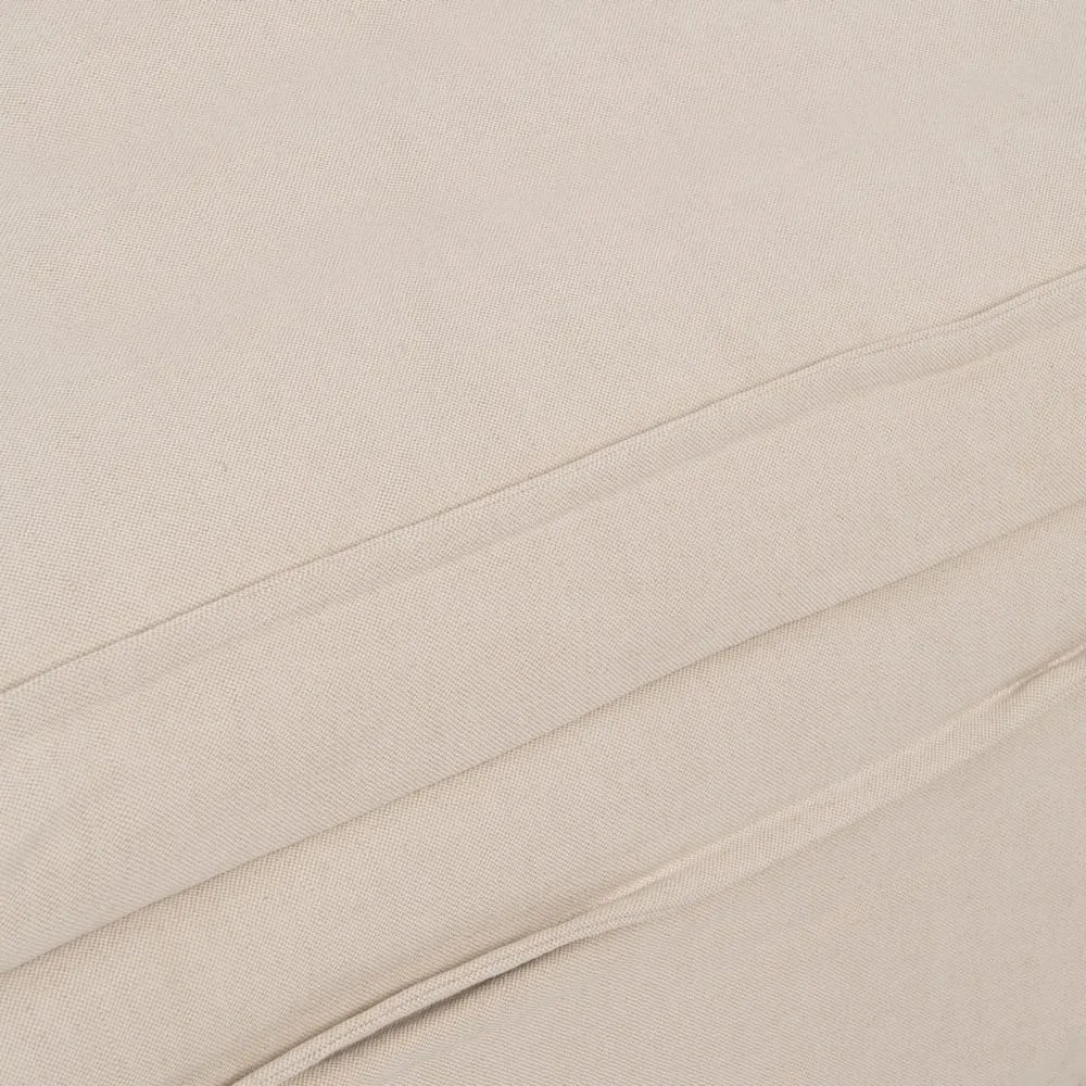 Kremowa lniana sofa 180 cm – Ixia