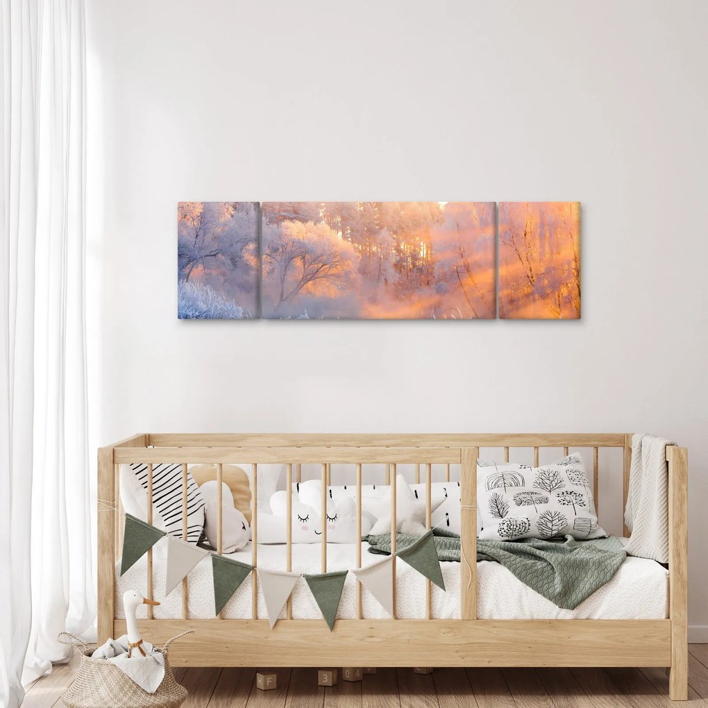 Obraz - Mroźny świt (170x50 cm)