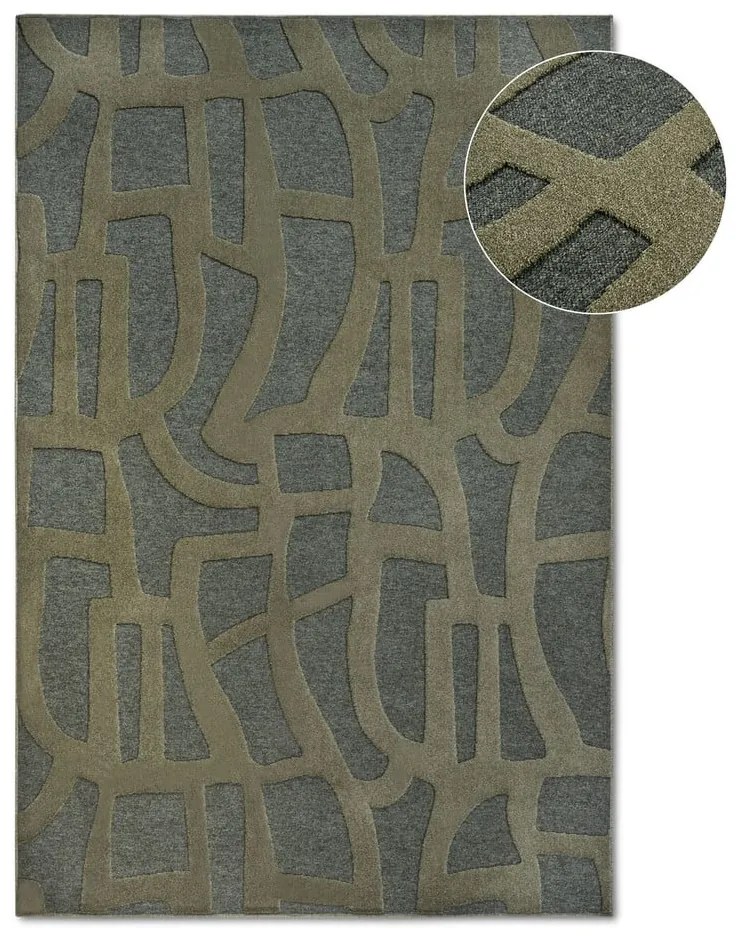 Zielony dywan z włókien z recyklingu 160x230 cm Therese – Villeroy&amp;Boch