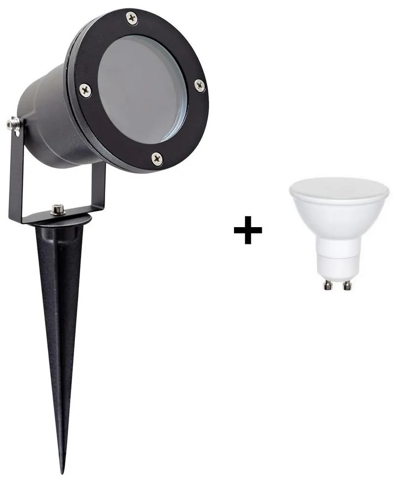 LED Oświetlenie zewnętrzne BLAKE 2 GU10/6W/230V IP65