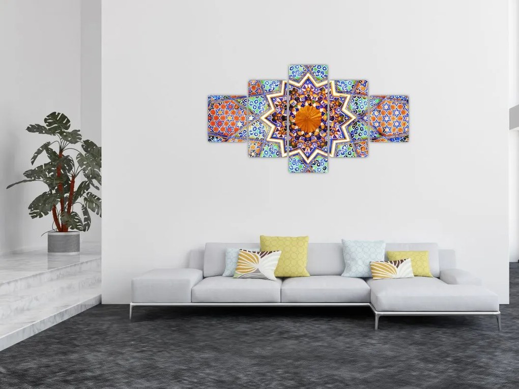 Obraz mozaiki (125x70 cm)