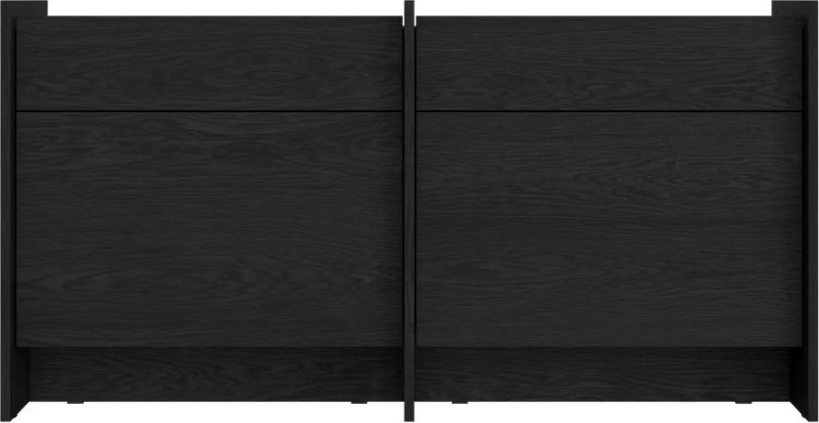Czarna komoda 146x76x51 cm Hido – noo.ma
