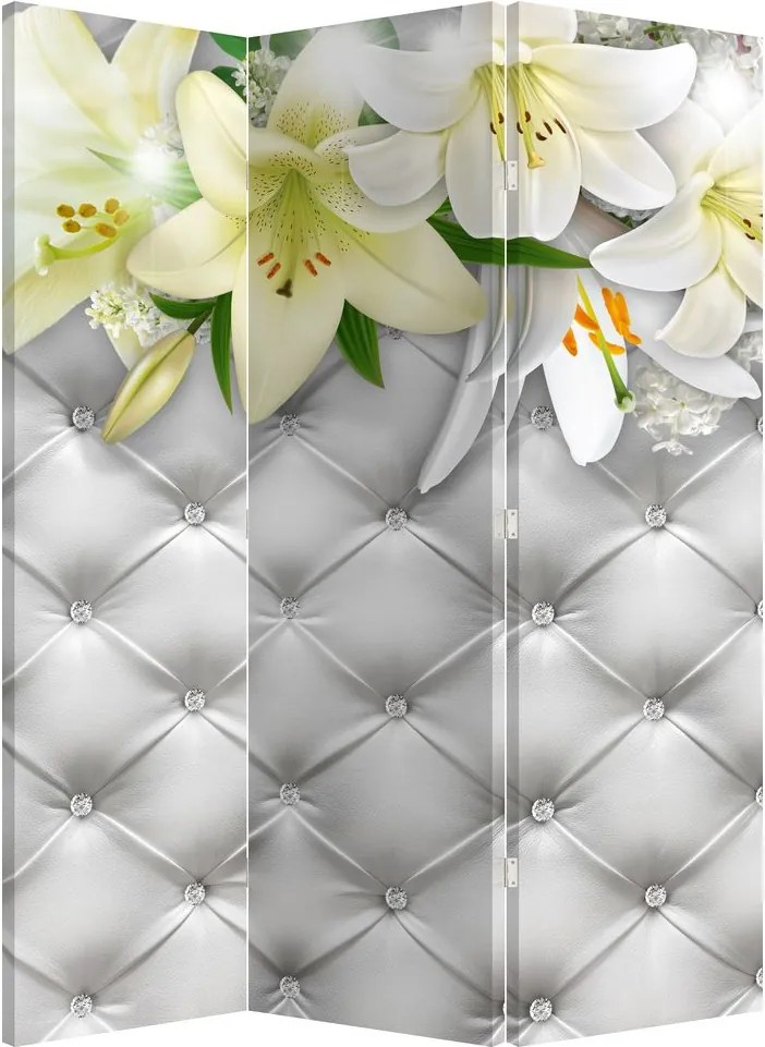 Parawan - Kwiaty lilii (126x170 cm)
