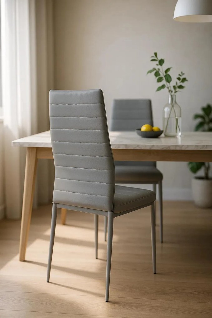 Zestaw 4 Krzese Lauter Ekoskóra