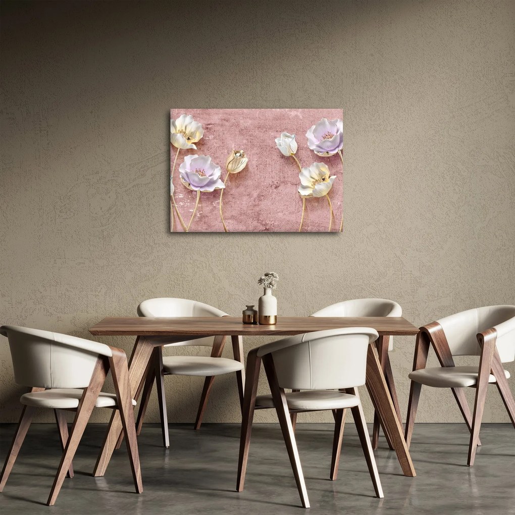 Obraz kwiatów (70x50 cm)