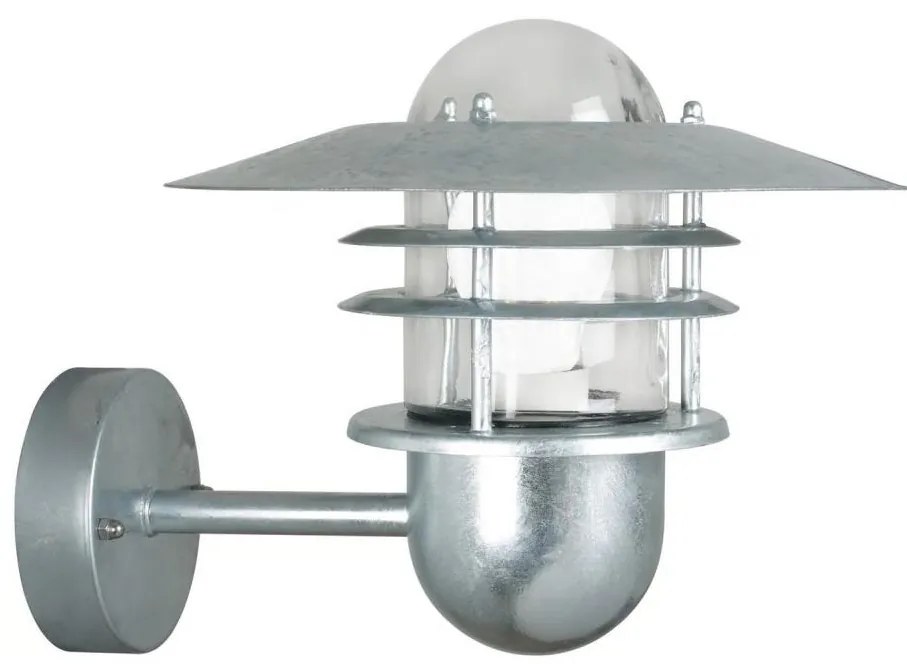 Nordlux - Kinkiet zewnętrzny AGGER 1xE27/60W/230V IP54 srebrny