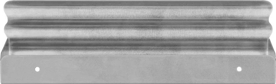 Ścienna półka łazienkowa ze stali nierdzewnej w kolorze srebra Olbi – noo.ma