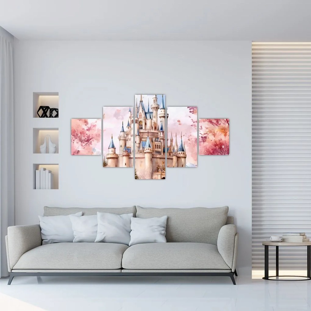 Obraz - Bajkowy zamek (125x70 cm)