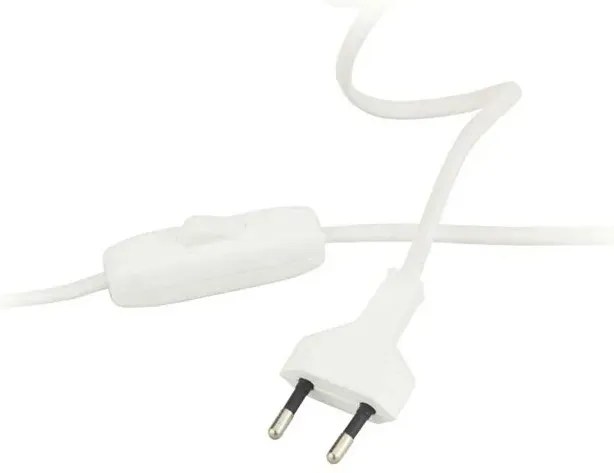 Podłużna lampka nocna na srebrnym stelażu - L5-W97