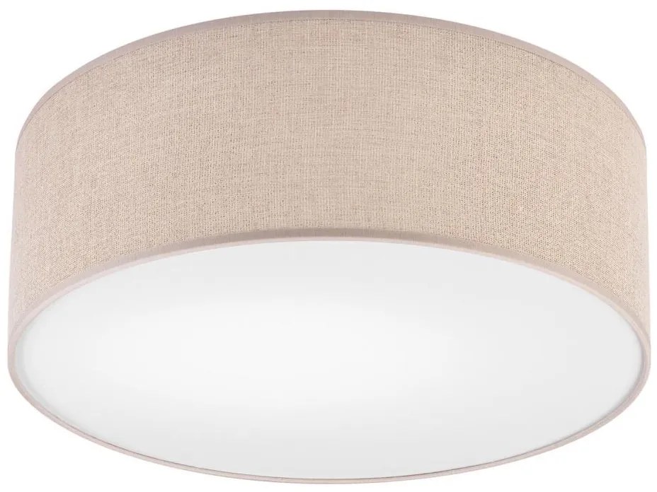 Oprawa sufitowa MONTE 1xE27/60W/230V, śr. 35 cm, brązowa