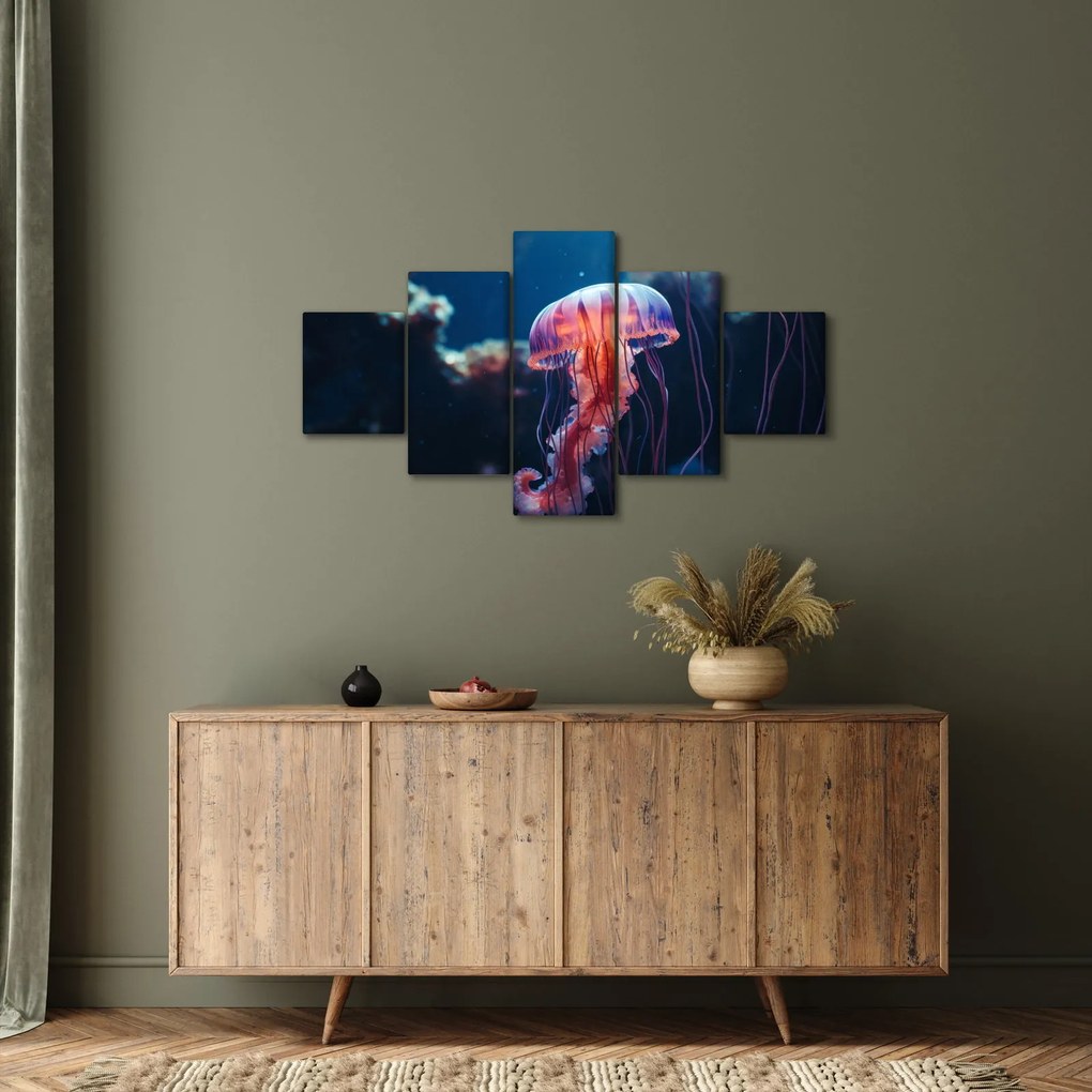 Obraz - Meduza (125x70 cm)
