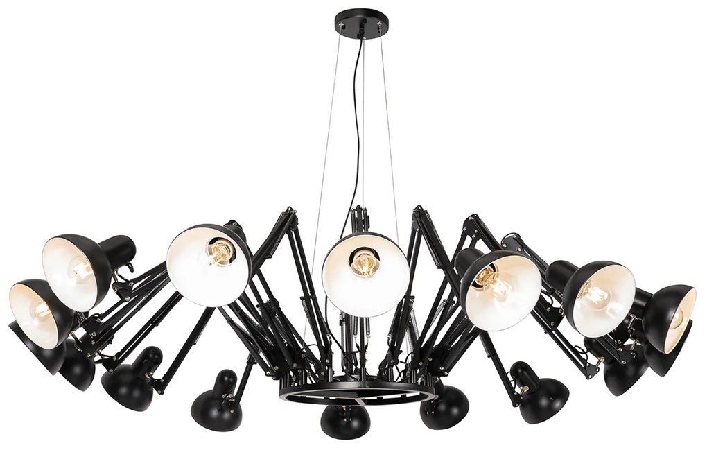 Inteligentna lampa wisząca czarna 16-punktowa regulowana z 16 Wifi A60 - Hobby SpinnePrzemysłowy Oswietlenie wewnetrzne