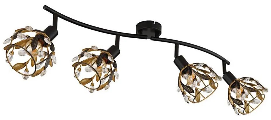 Globo 15759-4 - Oświetlenie punktowe MIKA 4xE14/25W/230V