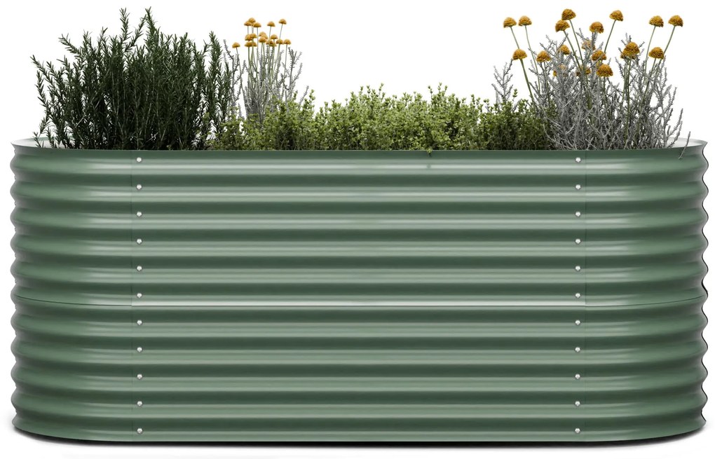 Blumfeldt Rondabox 200x100x80 cm Skrzynia na warzywa Zielony