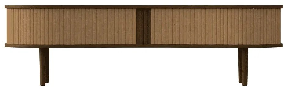 Brązowa szafka pod TV w dekorze dębu 140x40x46 cm Audacious – UMAGE