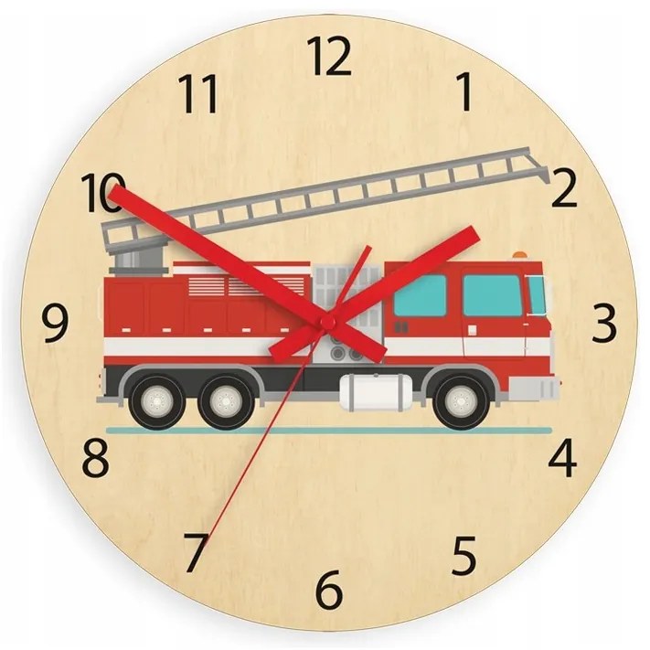 Zegar ścienny cichy do pokoju dziecięcego drewniany nowoczesny dekoracyjny