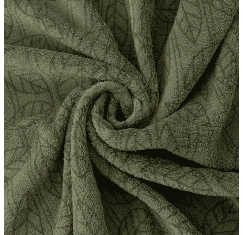 PrzytulneMieszkanie.pl PrzytulneMieszkanie.pl Pościel mikropluszowa GRENA, zielona Rozmiar pościeli: 2 szt 70 x 90 cm | 200 x 220 cm