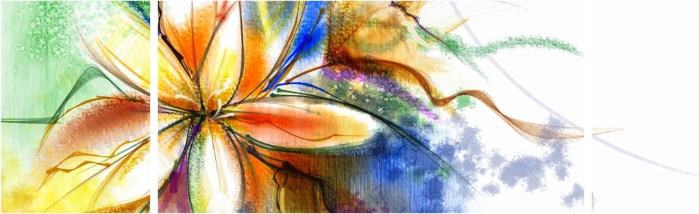 Obraz - Kwiat (170x50 cm)