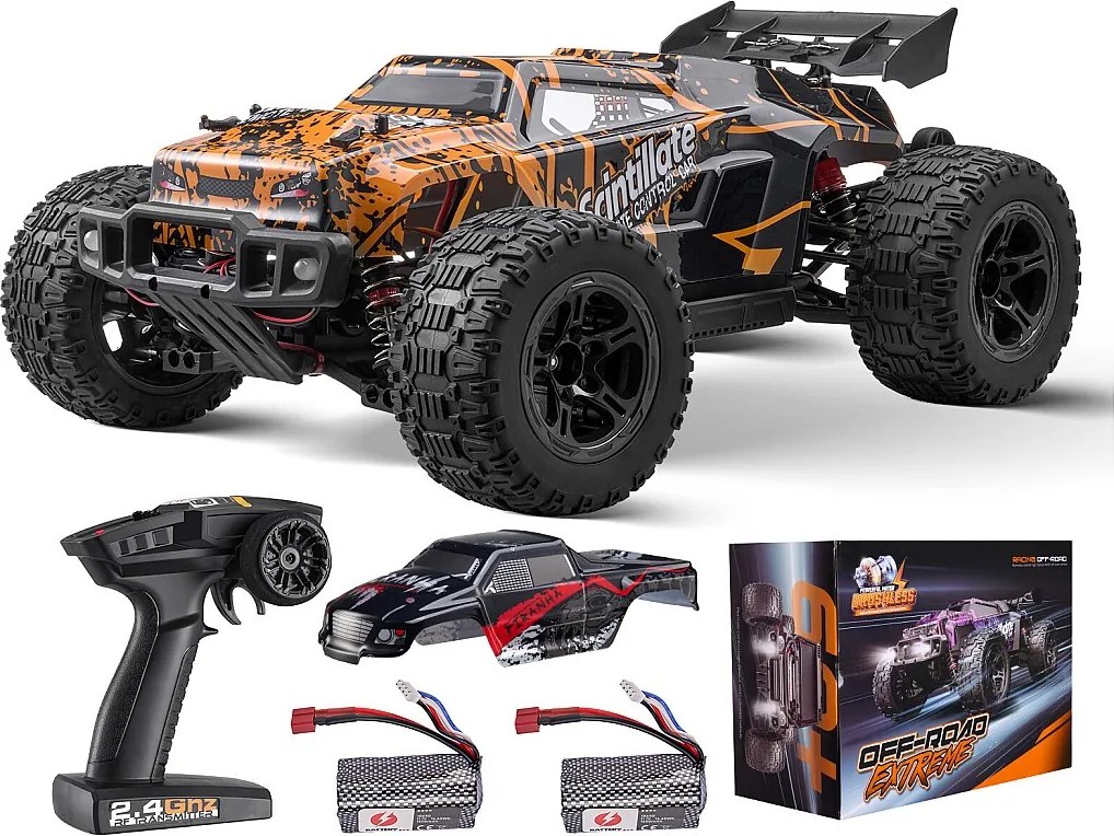 Samochód Elektryczny dla Dzieci SucceBuy 1:10 Skala 4WD Zdalnie Sterowany Samochód Terenowy dla Dzieci