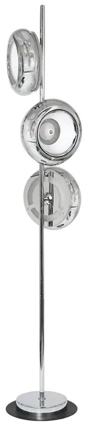 Srebrna lampa podłogowa - 4X K352 K1-C95