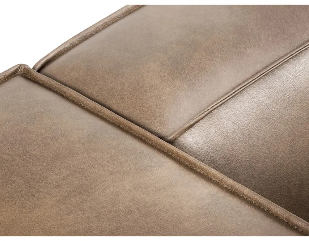 Jasnobrązowa skórzana sofa 212 cm Madame – Windsor &amp; Co Sofas