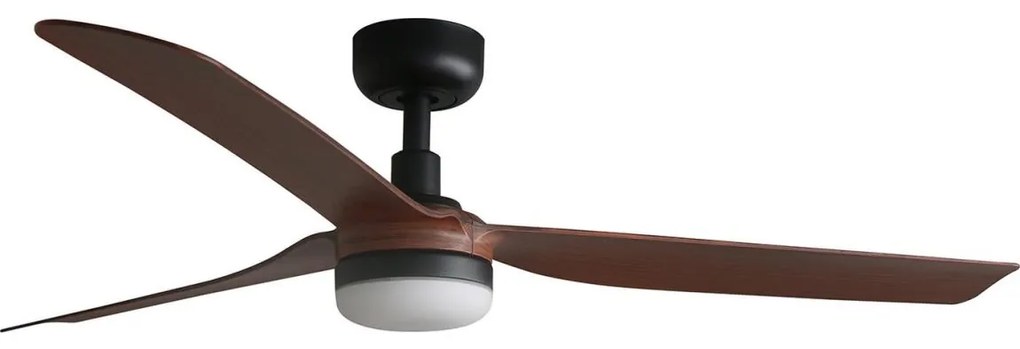 FARO 33817WT-21 - LED Ściemnialny wentylator PUNT M LED/18W/230V brązowy/czarny pr.132 cm WT+pilot