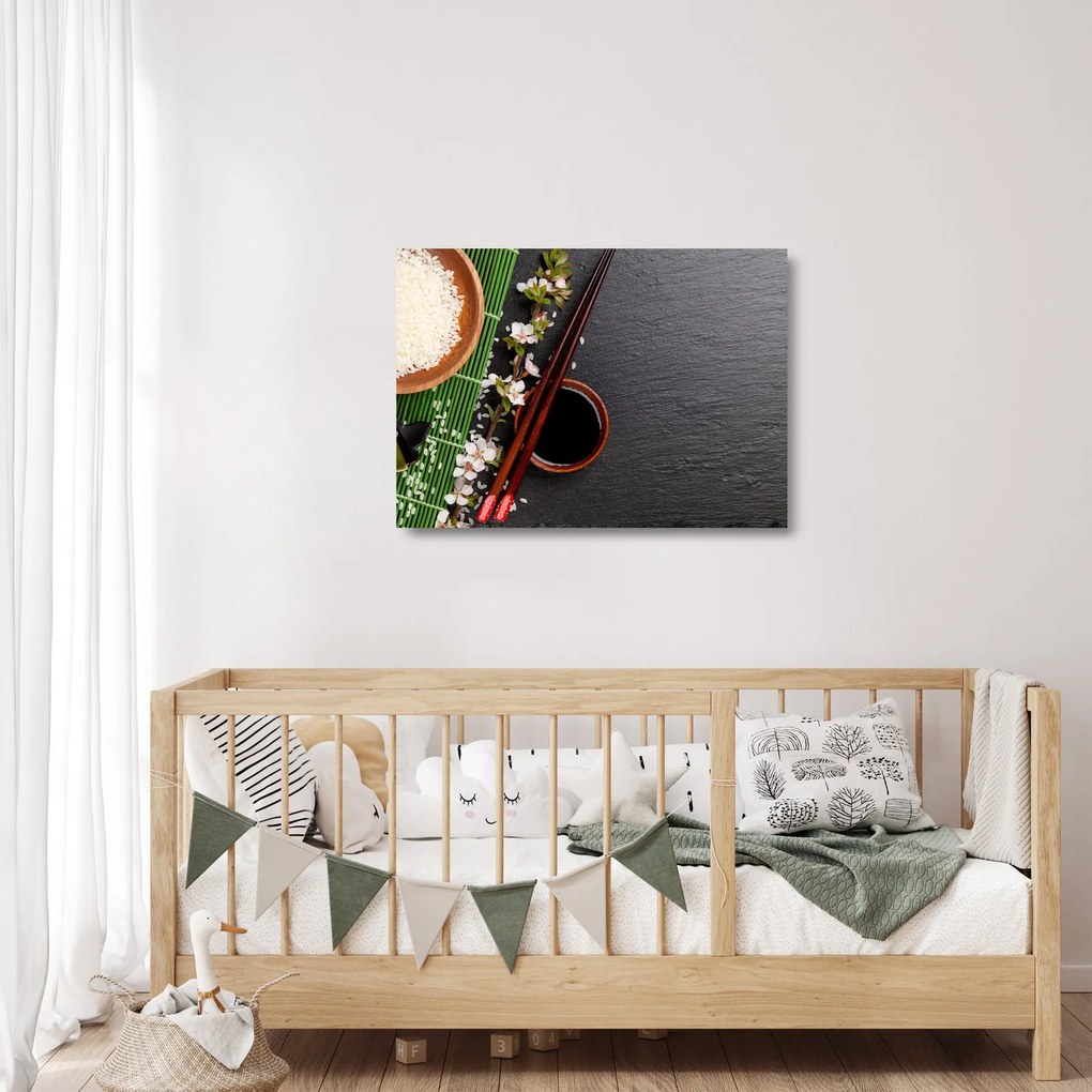 Obraz na szkle - Sushi (70x50 cm)