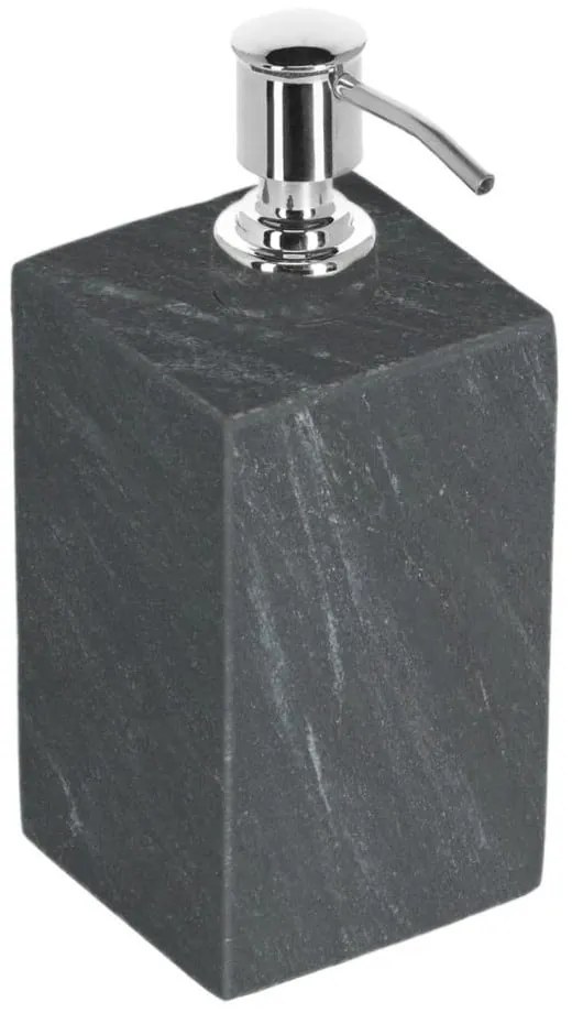 Ciemnoszary marmurowy dozownik do mydła 200 ml Aixa – Kave Home