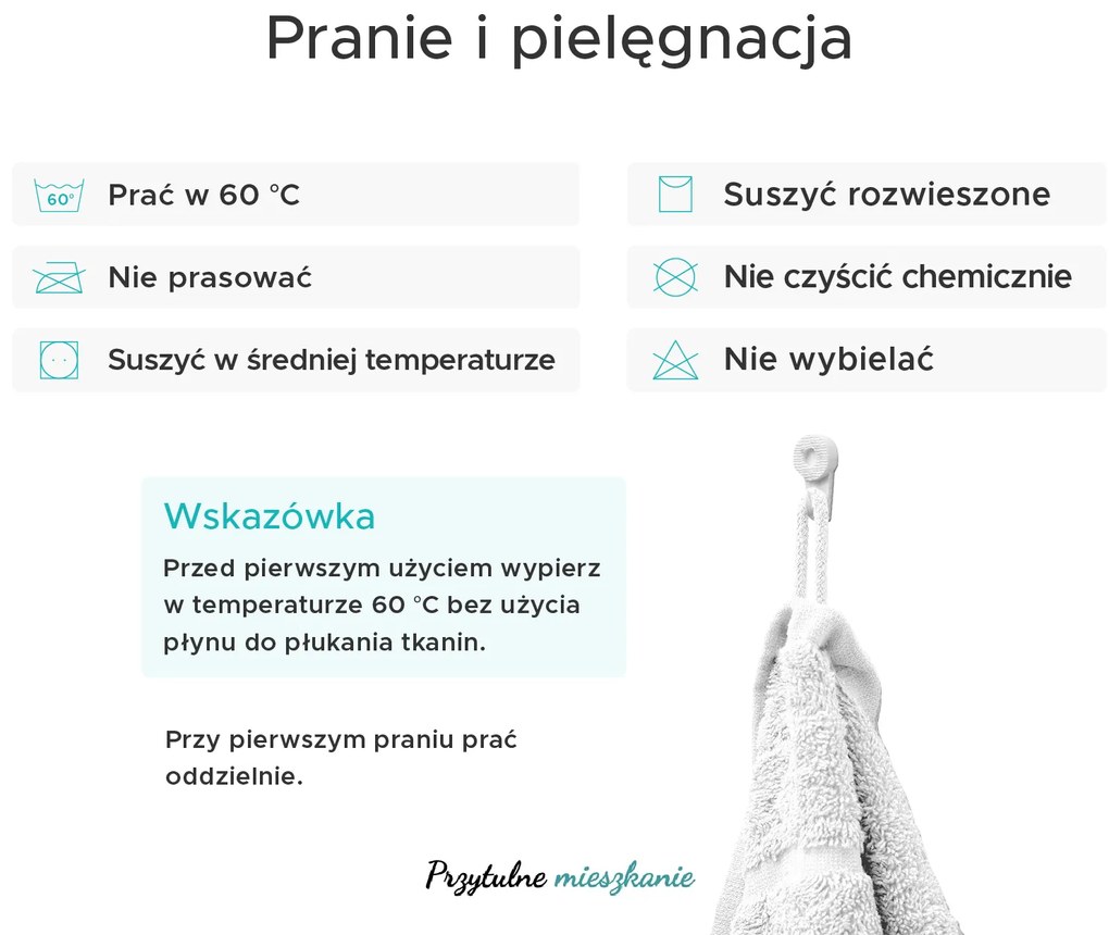 Ręcznik Comfort 50 x 100 cm ciemnoszary, 100% bawełna