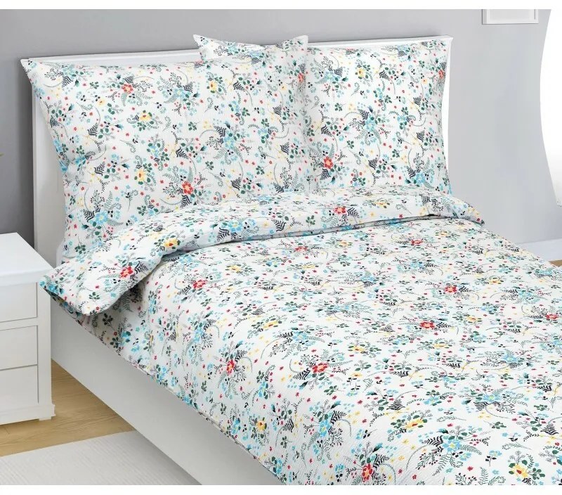 Bellatex Pościel z kory Niezapominajka, 140 x 220 cm, 70 x 90 cm