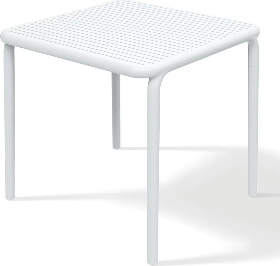 Kwadratowy stół ogrodowy Brene 80 cm, z tworzywa