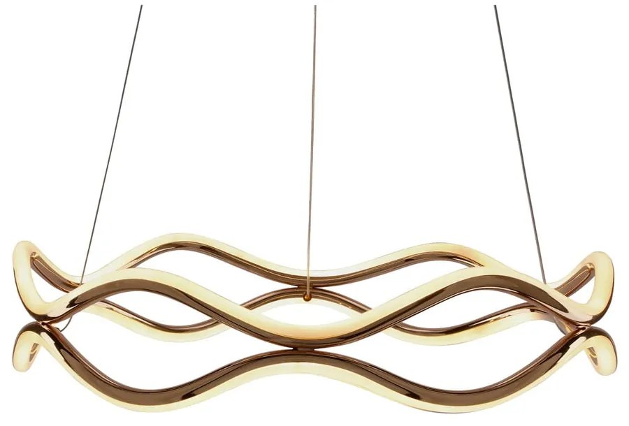 Lampa wisząca LED w kolorze mosiądzu ø 50 cm Vave – Candellux Lighting
