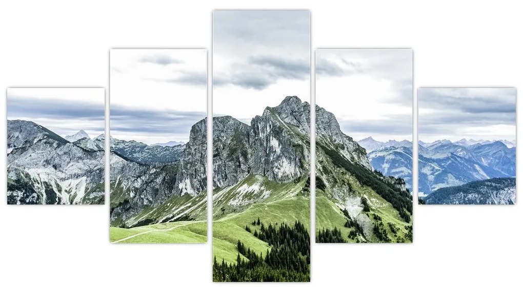 Obraz - Szczyty górskie (125x70 cm)
