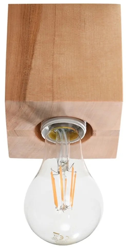 Naturalna lampa sufitowa 10x10 cm Gabi – Sollux