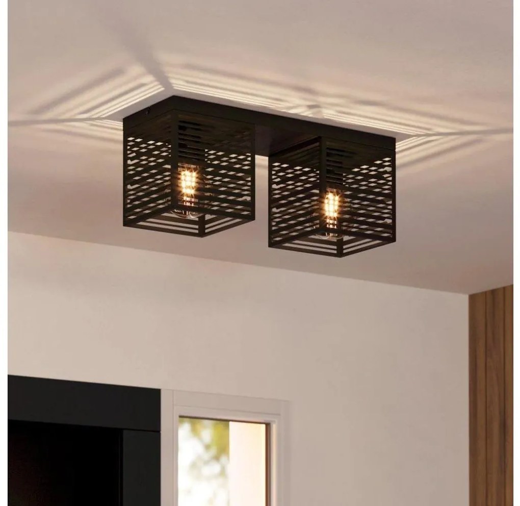 Eglo 900356 - Lampa sufitowa PIEDRITAS 2xE27/40W/230V