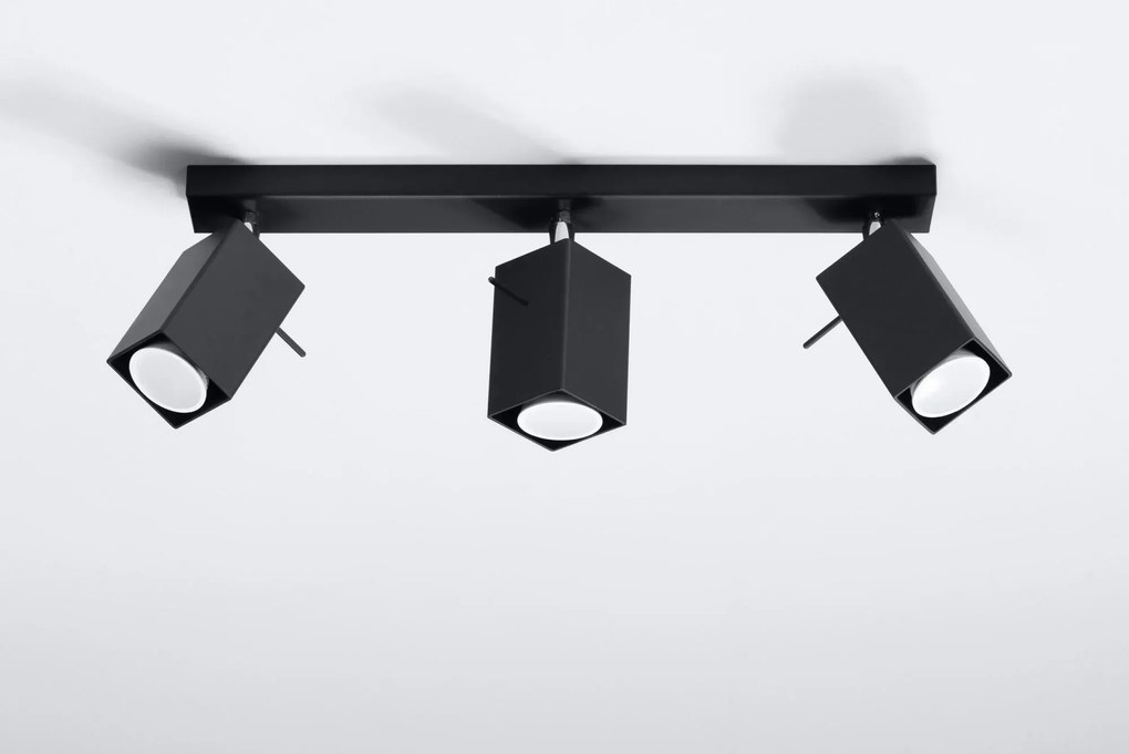 Halogenowy plafon LED E788-Rexi - czarny