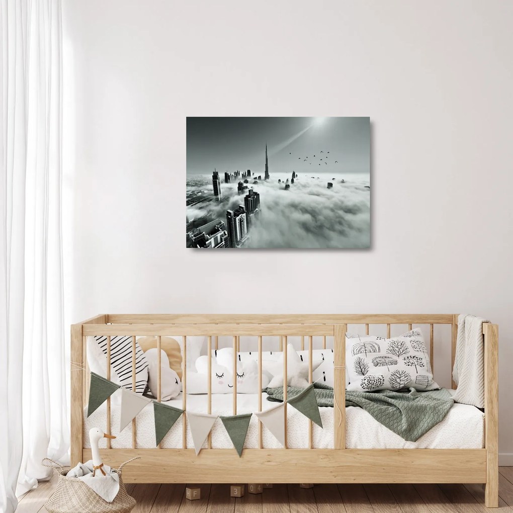 Obraz na szkle - Wieżowce w Dubaju (70x50 cm)