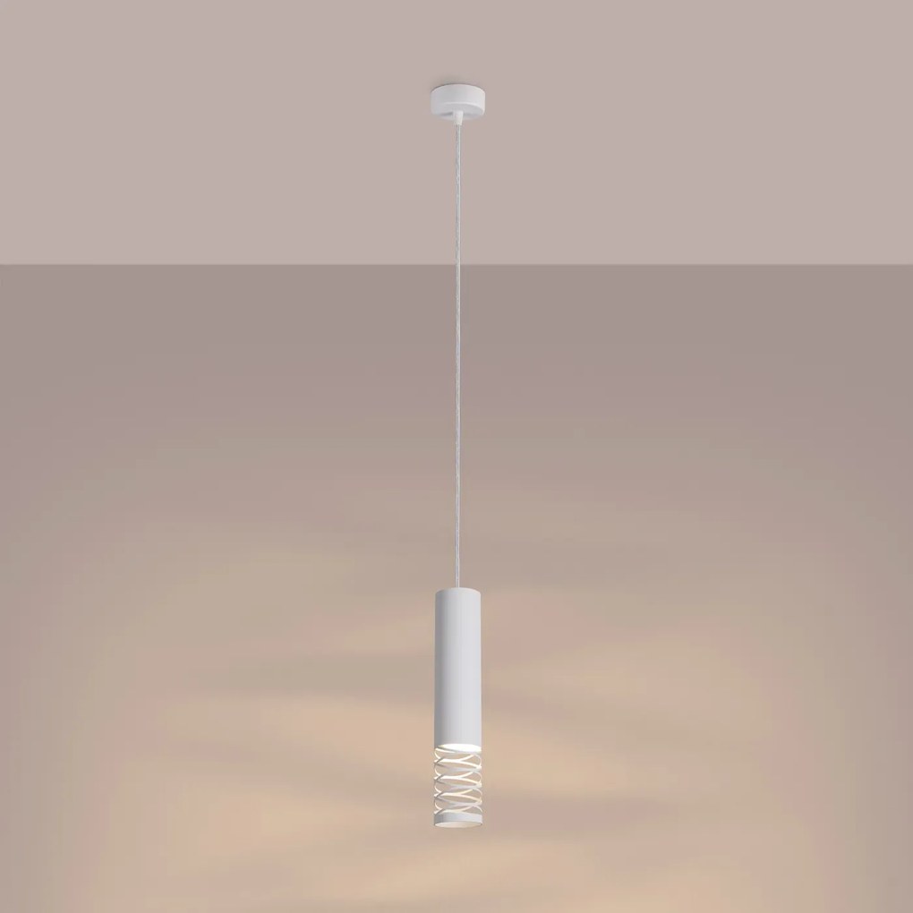 Lampa wisząca LAMI 1 biała SOLLUX LIGHTING