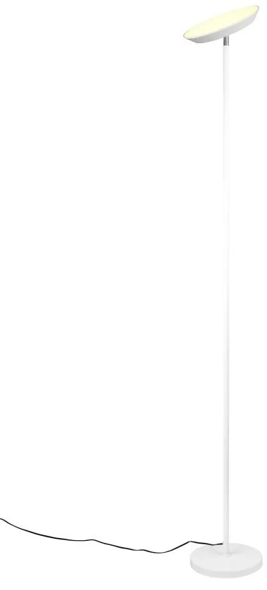 Biała lampa stojąca LED (wysokość 178 cm) Specter – Reality