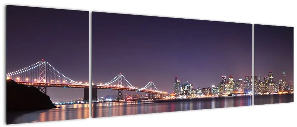 Obraz przedstawiający San Francisco, Kalifornia (170x50 cm)
