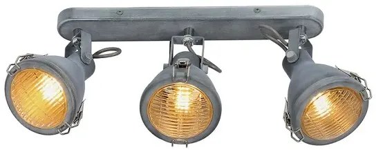 Potrójna loftowa lampa sufitowa na listwie - V096 P5-B67
